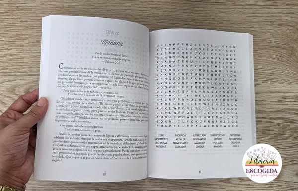 Sopas de letras Devocional de Mañana y Tarde para Paz y Bienestar: Letra grande | Charles H Spurgeon