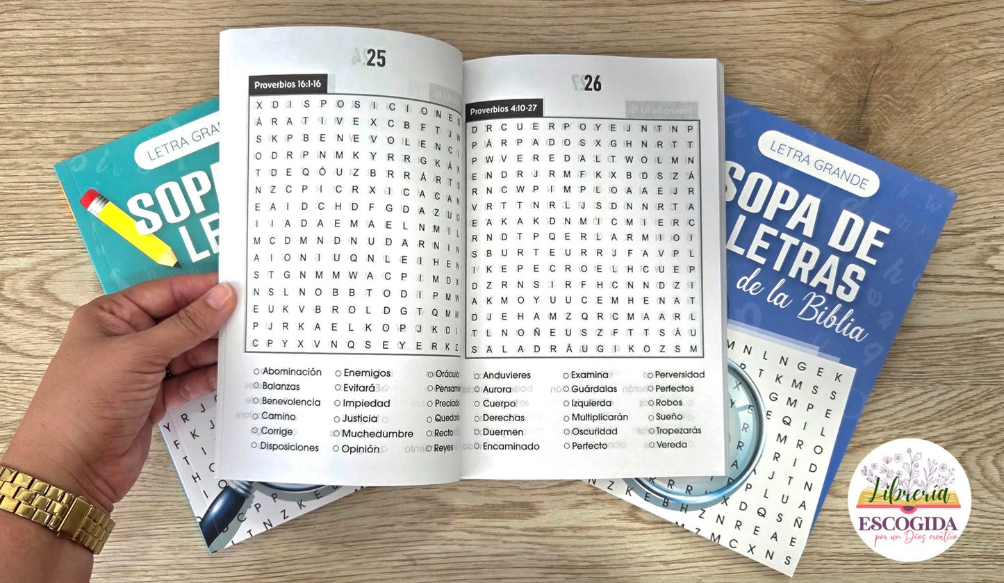 Sopa de letras de la Biblia libro 2