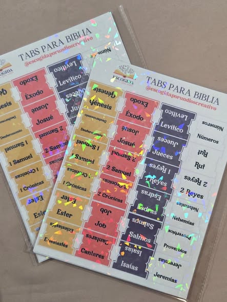 Bible Tabs Escogida Por Un Dios Creativo