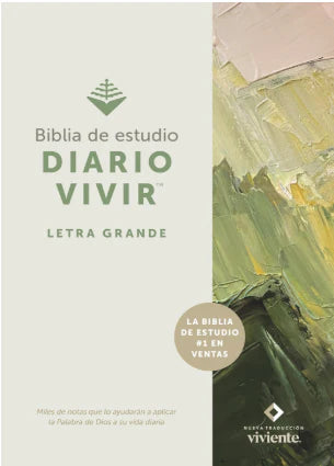 Biblia de Estudio del Diario Vivir (NTV) | Letra grande, tapa dura