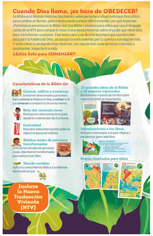Biblia NTV | GO para Niños Tapa Dura