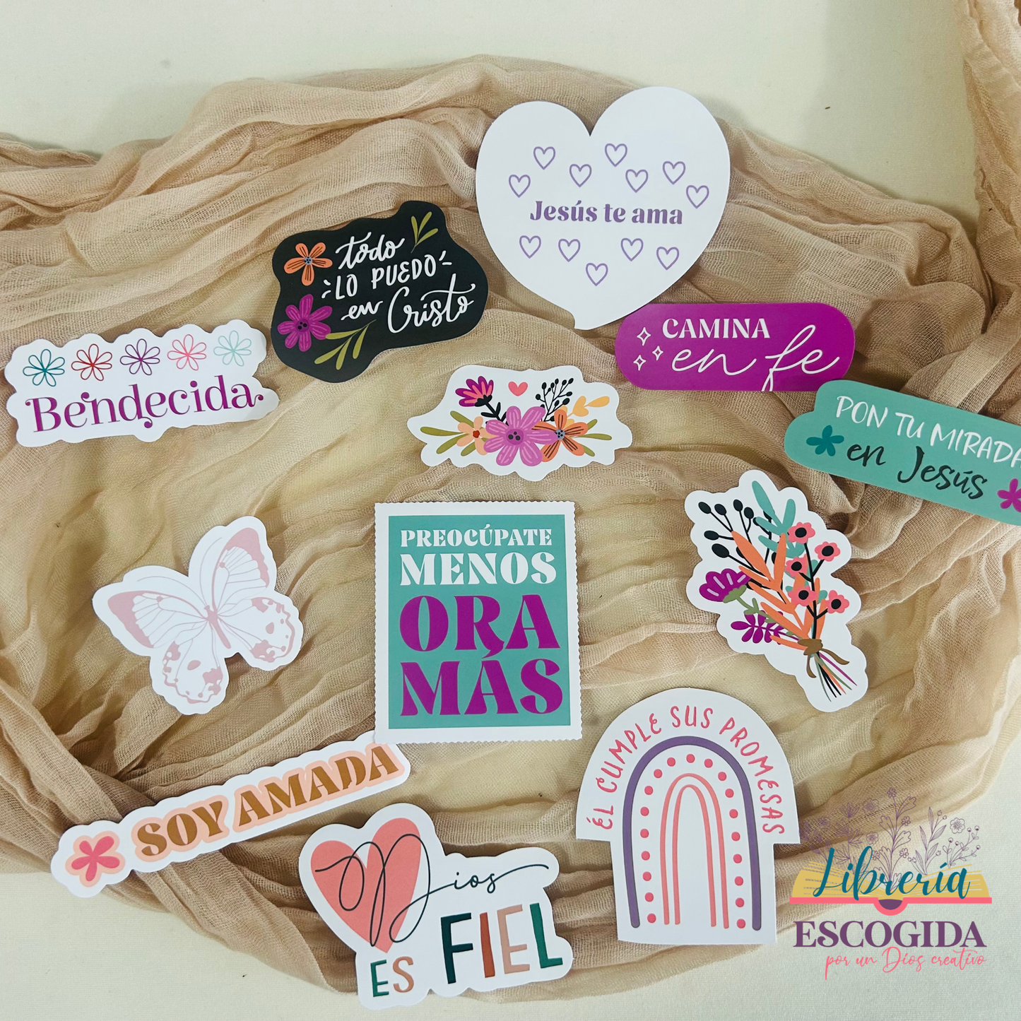 Set de Stickers | Fe y Promesas