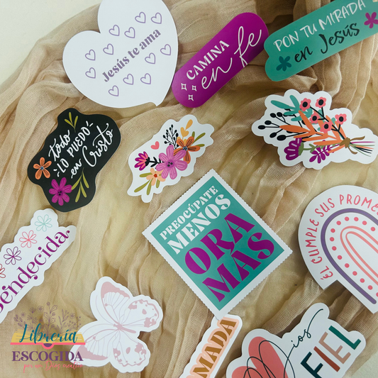 Set de Stickers | Fe y Promesas
