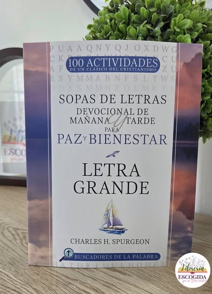 Sopas de letras Devocional de Mañana y Tarde para Paz y Bienestar: Letra grande | Charles H Spurgeon