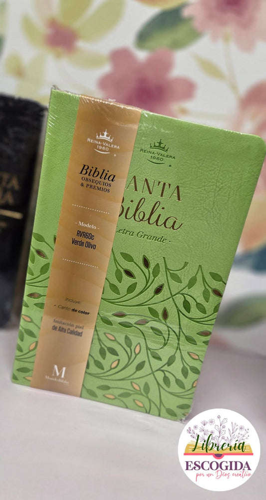 Biblia Obsequios y premios RVR60 Imitación piel - Verde olivo