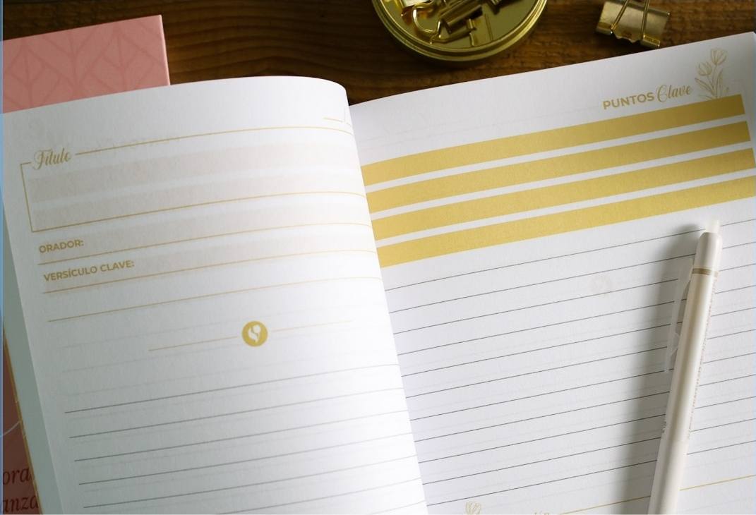 Libreta Reflexiones, Oraciones y Enseñanzas - Flores