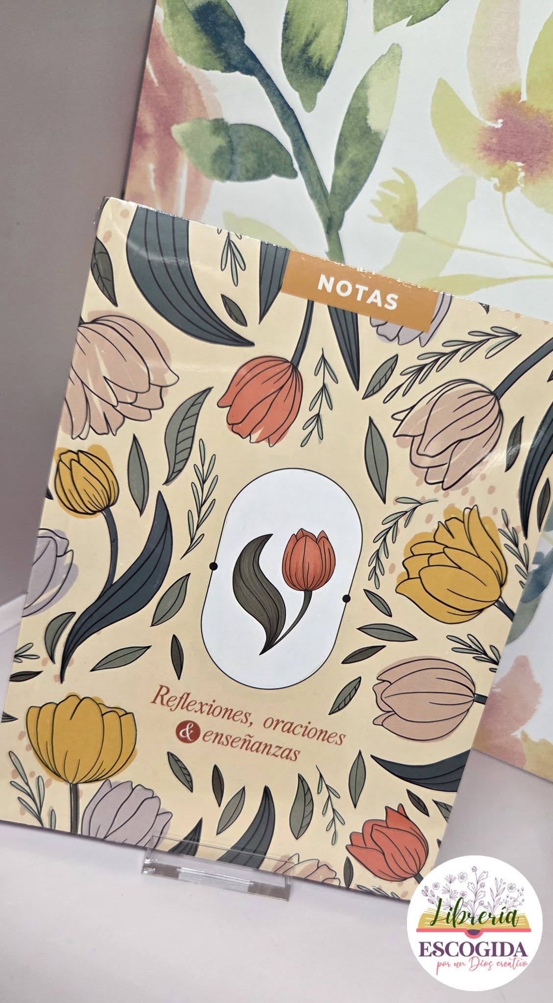 Libreta Reflexiones, Oraciones y Enseñanzas - Flores
