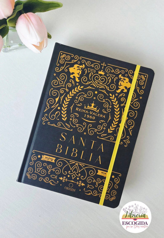 Biblia de apuntes RVR 1960, Negro y oro