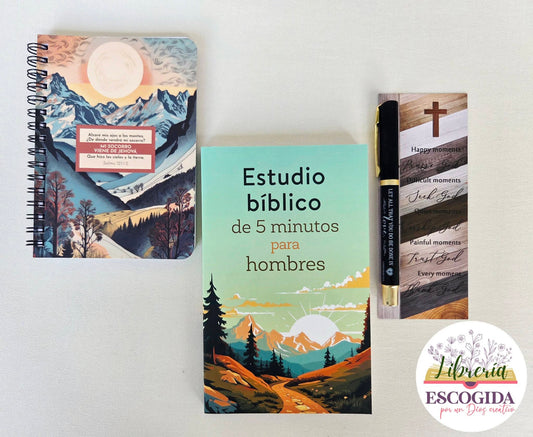 Conjunto Para Padres I Devocional Estudio Bíblico de 5 Minutos Para Hombres