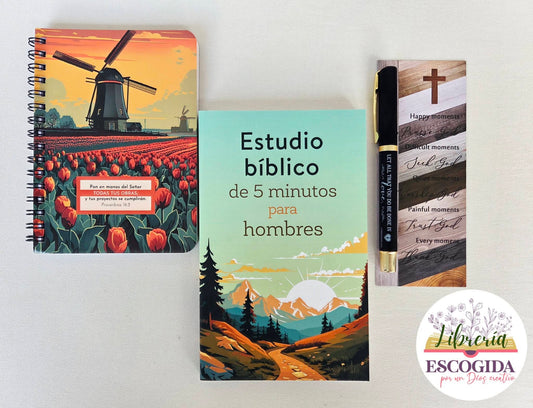 Conjunto Para Padres I Devocional Estudio Bíblico de 5 Minutos Para Hombre