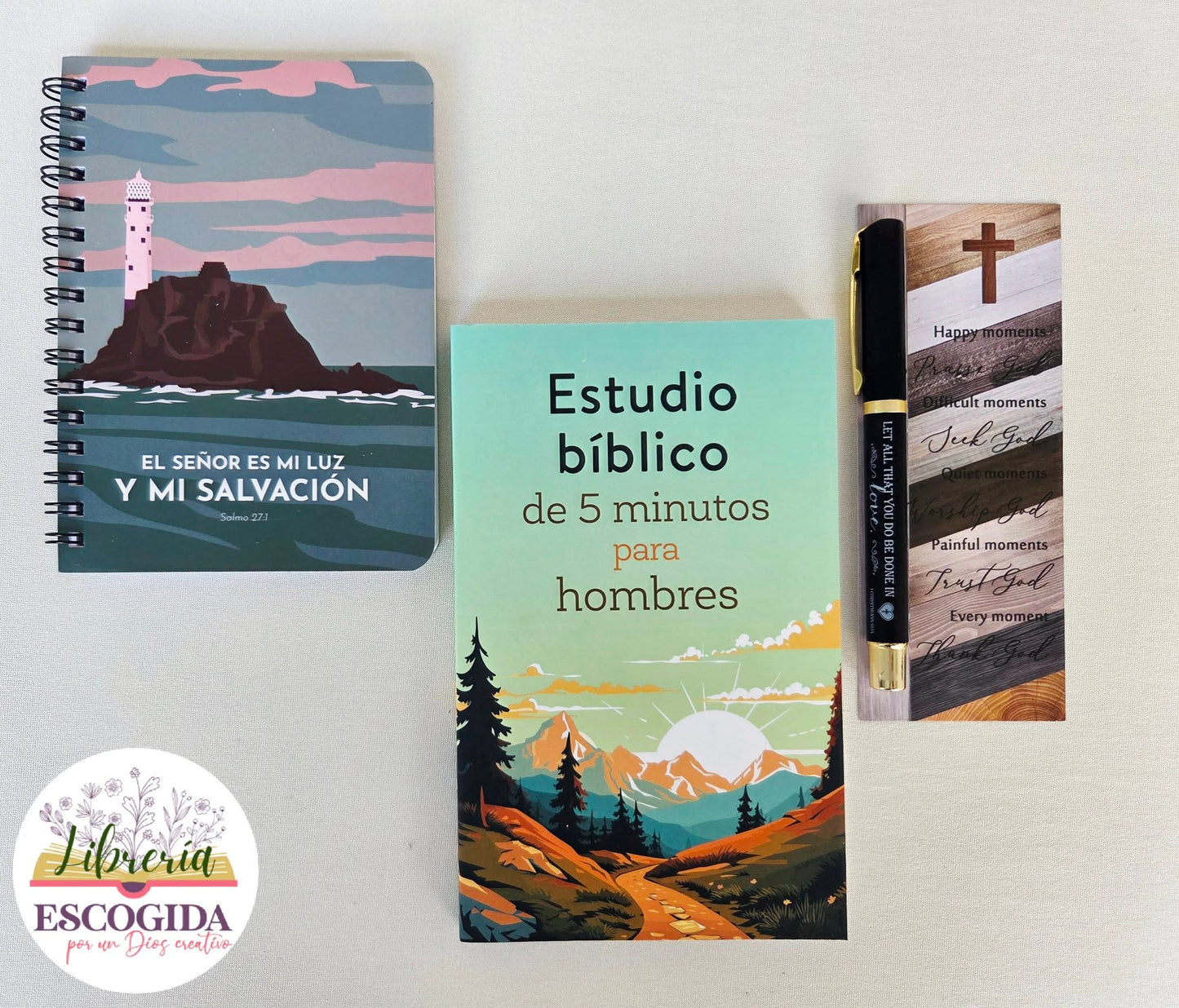 Conjunto Devocional Estudio Bíblico de 5 minutos para hombres