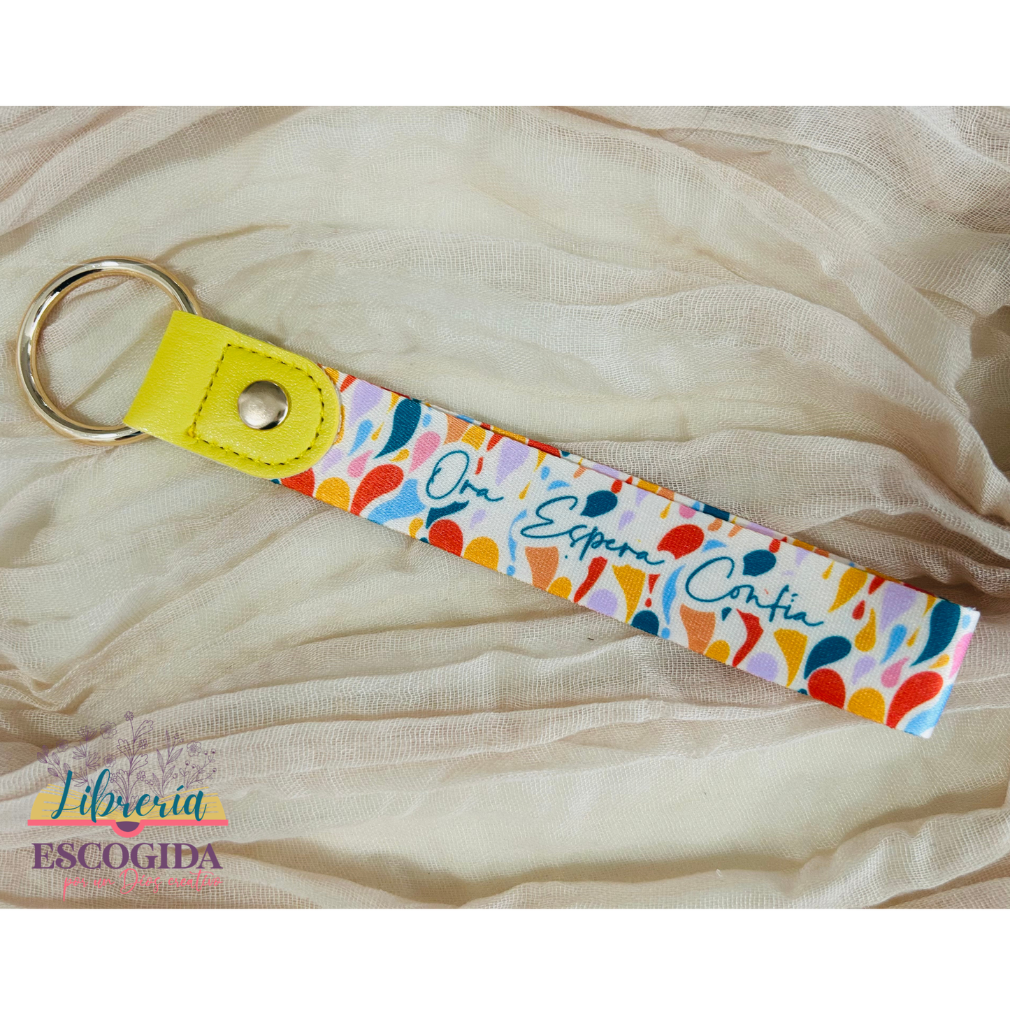 Llavero Pulsera | Ora, Espera y Confia