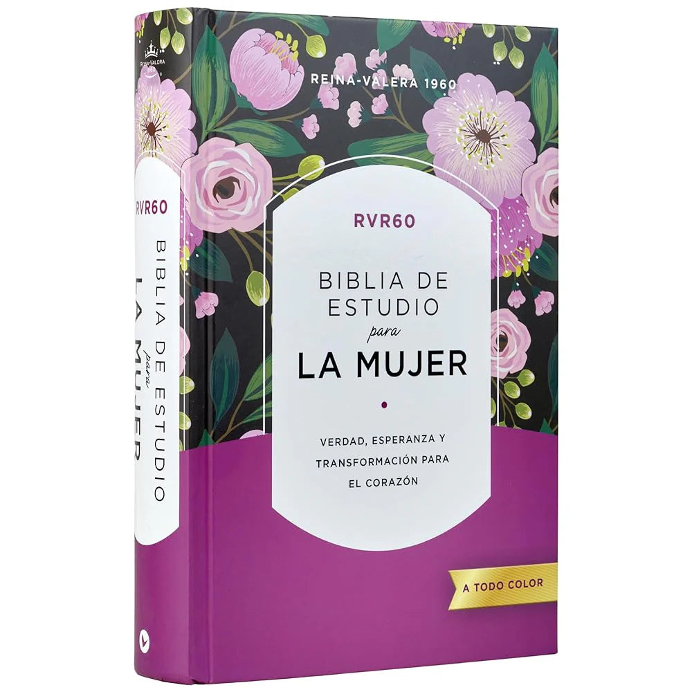 Biblia RVR1960 | Estudio para la Mujer, Tapa Dura a Todo Color