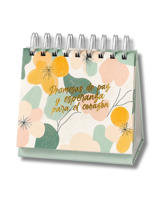 Calendario Perpetuo de Mesa | Promesas de Paz y Esperanza para el Corazón