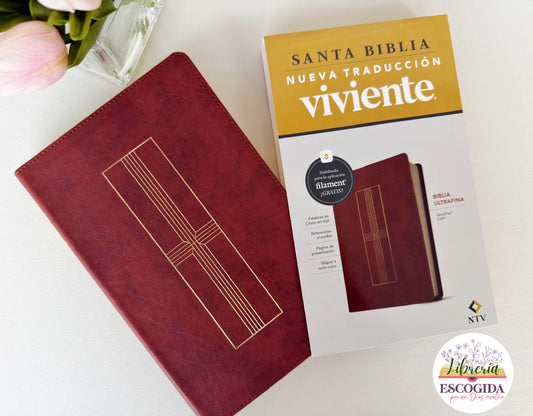 Biblia NTV | Ultrafina Filament Piel Marrón