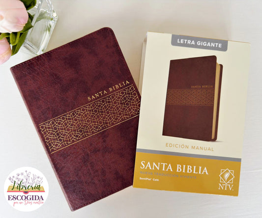 Biblia NTV | Edición Manual Letra Gigante
