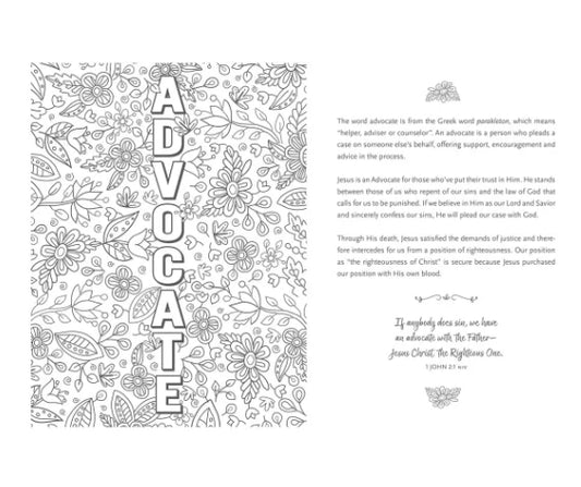 Diario de Oración para Colorear | Los Nombres de Jesús